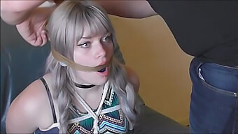 Two Teenage Damsels In Bondage And Gagging