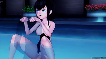 Mavis And Her Hotel Guest'S Poolside Encounter