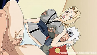 Sexet Naruto-Pornoparodi Med Tsunade Og Jiraiyas Hardcore Sexscene (Voksenanimation)