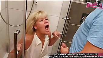 Mature German Housewife Pleasures A Teen'S Penis And Gets Caught By Her Husband