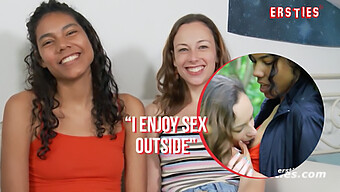 Steamy Encounter Of Lesbian Friends In Public Caught On Camera