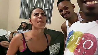 Brazilian Team Ready For Hot Interracial Action With 3 Black Studs