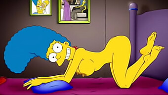 Marge, The Naughty Housewife, Screams In Ecstasy As She Gets Filled With Hot Cum